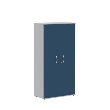 Imagem de Armario Alto 02 Portas Maxxi Pandin 1,60 M Azul e Cinza