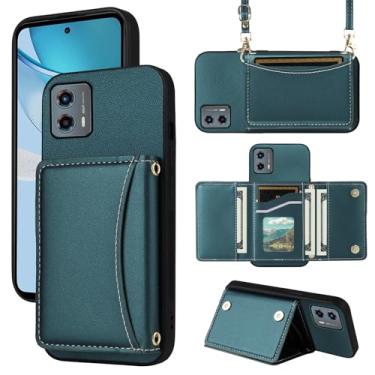 Imagem de Furiet Capa carteira para Motorola Moto G 5G 2023 com alça transversal de couro PU premium porta-cartão à prova de choque resistente acessórios de corpo inteiro capa fina para celular G5G 5 G G5