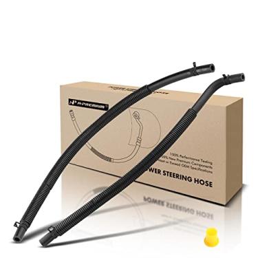 Imagem de A-Premium Conjunto de mangueira de linha de retorno de direção hidráulica 2 peças compatível com Chevrolet Silverado Suburban 1500 2500 GMC Sierra 1500 Yukon Cadillac Escalade tubo refrigerador