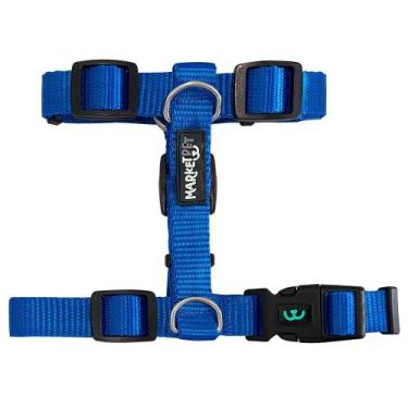 Imagem de Peitoral H para cachorros - marketpet, Bleu-Azul, M