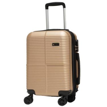 Imagem de Mala de Viagem Bordo Expansível 10kg Fibra rígida rodas 360 - World On