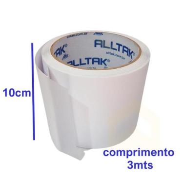 Imagem de Faixa Anti Trombada Lisa Porta Vidro Blindex 3m X 10 Cm - ALLTAK