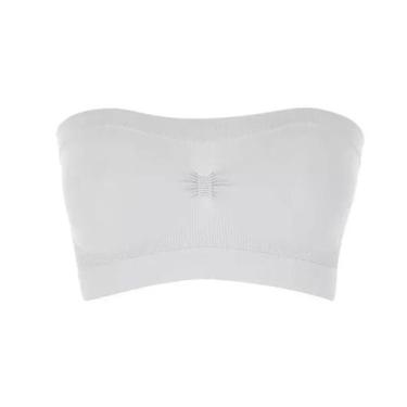 Imagem de Bustiê Fit Loba Lupo Sem Costura - 44000-001, G, Branco