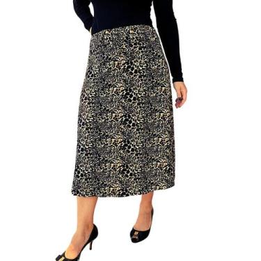 Imagem de Saia Moda Evangélica Tendência Várias Estampas - Felicity