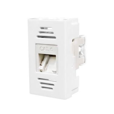 Imagem de Módulo Tomada de Rede RJ45 Cat.6 8 fios Linha Vivaz Ilumi - 75641