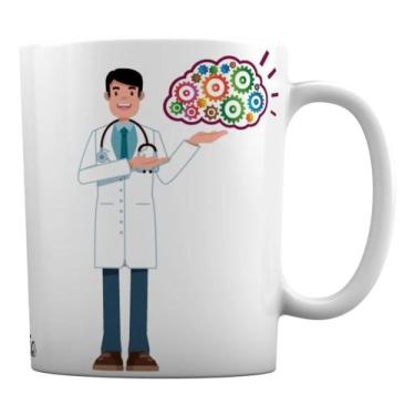 Imagem de Caneca Branca Personalizado Doutor Dr. Médico Hospital - GMH Prod. Ser