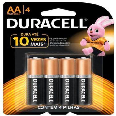 Imagem de Pilha Alcalina Duracell Aa 4 Un