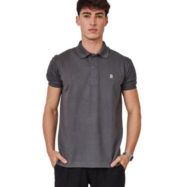 Imagem de Camisa Gola Polo Básica Malha Piquet - Pruner, Cinza, P