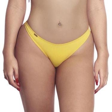Imagem de Calcinha de Biquíni Fio Dental Tanguinha - Estigma, P, Amarelo