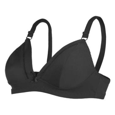 Imagem de Sutiã sem bojo alça grossa reforçada plus size microfibra - Alziras Mo