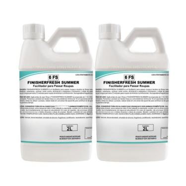 Imagem de Kit 2 Finalizador Passadoria Tecidos Finisherfresh Summer 2L - Spartan