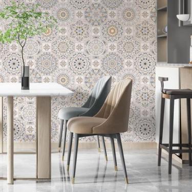 Imagem de Papel De Parede Adesivo Azulejo Autocolante Cozinha 10m - Criptonita, 