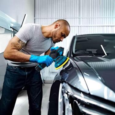 Imagem de Politriz Maquina Lixadeira Polir Carros Politriz De Carros + Lixadeira