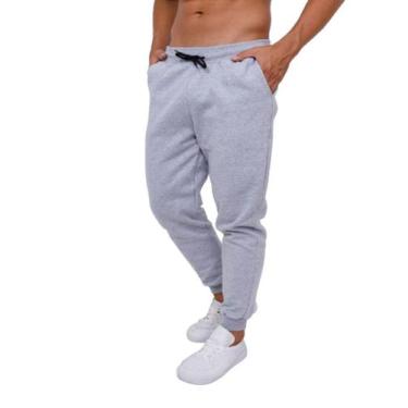 Imagem de Calça Moletom Felpado Masculino - Roger, M, Cinza