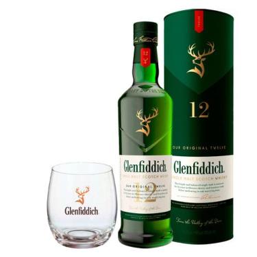 Imagem de Whisky Glenfiddich 12 Anos 750ml + Copo Glenfiddich - Genérico