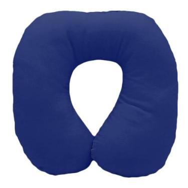 Imagem de Almofada de Pescoço para Bebês de 0 ate 2 anos  Happy Line, Azul