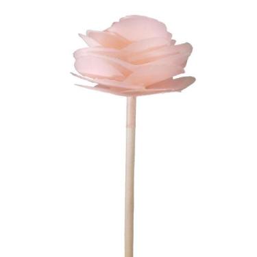 Imagem de 10 Unidades de Varetas Flor Papel Couche Parafinada Pequena - Casa das