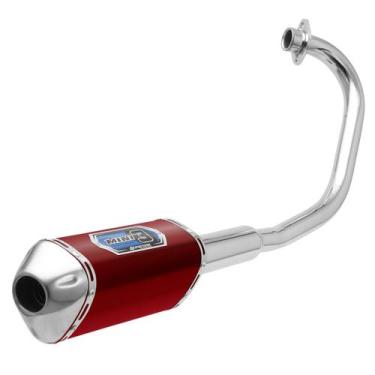 Imagem de Escapamento Moto Honda Fan 125 Ks Es 2009 À 2015 Pro Tork Mini 3, VERM