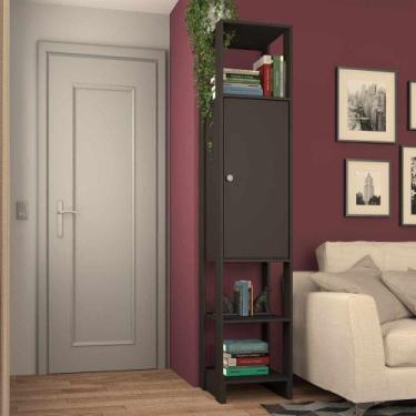 Imagem de Closet com 1 Porta contendo 2 prateleias e 3 nichos externos EY107 Lin