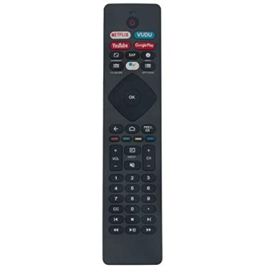 Imagem de WINFLIKE Controle remoto de voz NH800UP compatível com Philips Android 4K UHD Smart TV 43PFL5604F7 43PFL5704 43PFL5704/F7 43PFL5704F7 43PFL5766 50PFL5604 50PFL5604/F7