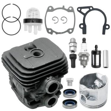 Imagem de Vkinman 13101-ZF7-010 Kit de juntas de anéis de pistão de 68 mm, substituição para Honda GX160 GX200 168F 5,5HP 6,5HP motor aparador a gasolina, substitui 13101-ZH8-010 91201-Z0T-801