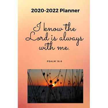 Imagem de 2020-2022 Planner: August 2020-June 2022, Two School Years, Christian gift, 6" x 9" gift size, Psalm, Christ, Biblical quote