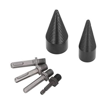 Imagem de Broca Divisora ​​de Madeira, Broca de Cone de Divisão Resistente, 6 Peças para Acampamento