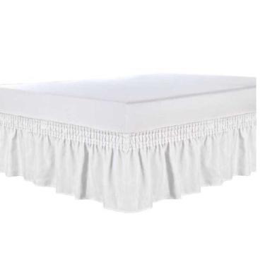 Imagem de Saia Cama Box Tamanho Universal Varias Cores Com Elástico Design Elega