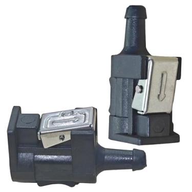 Imagem de JLM MARINE Conector de junta de combustível macho fêmea de 8 mm para tubo de mangueira do tanque de combustível do motor externo Yamaha 6E5-24305 6Y2-24305