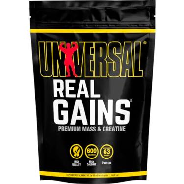 Imagem de Real Gains Mass e Creatina (5kg) Universal Nutrition sabor:Chocolate