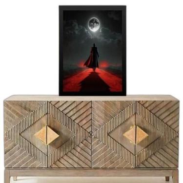 Imagem de Quadro Entidade Exú Tranca Rua 33X24Cm - Com Vidro - Quadros On-Line