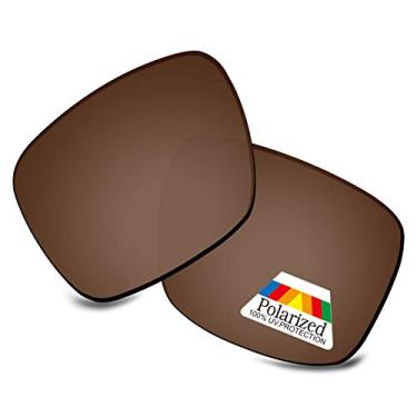 Imagem de Bwake Lentes de reposição para óculos de sol Costa Del Mar Spearo 06S9008 - marrom canela polarizado