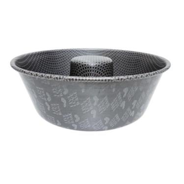 Imagem de Forma de Bolo 24 Enjoy Antiaderente Cinza - Alegrete