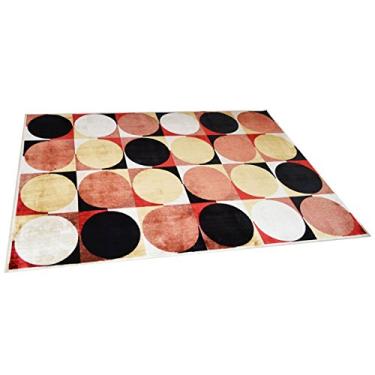 Imagem de Tapete Dama Retangular Veludo 60X120 cm Creme