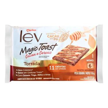 Imagem de Torrada Lev Magic Toast Cacau Cereais Marilan 110g