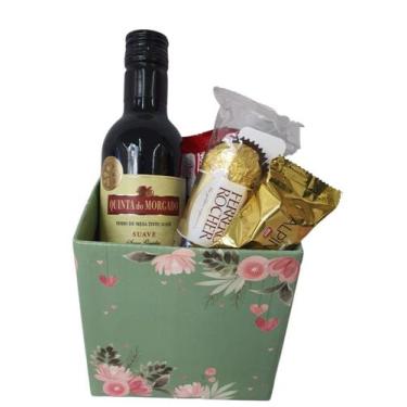 Imagem de O Melhor Cachepot  Com Choclolate + Mini Vinho Para Presente - Outras