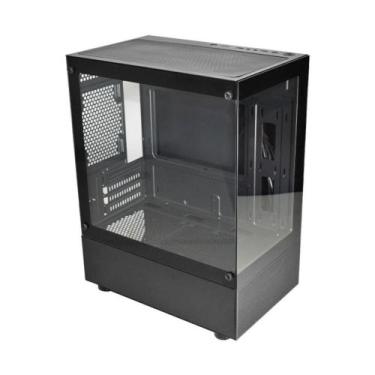 Imagem de Gabinete Gamer K-mex Aquario Cg-01tw Medusa Preto Micro Atx Sem Fan