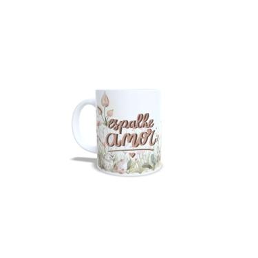 Imagem de Caneca de cerâmica personalizada de páscoa com temos alegres e encantadores (espalhe amor)