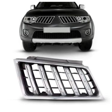 Imagem de Grade Radiador Pajero Dakar 2009 a 2013 Cromado - SP ACESSÓRIOS, Esque