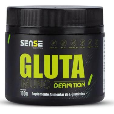Imagem de Glutamina Imuno Definition 100g Sense Nutrition Auxilia Recuperação Mu