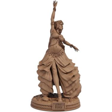 Imagem de Estátua Pombagira Sete Saias Imagem Umbanda Candomblé (Cor Madeira)