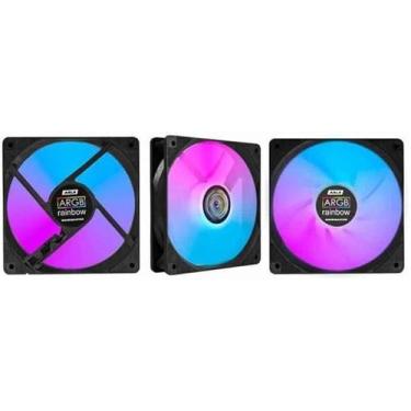 Imagem de Kit Fan Cooler K-Mex 120M 3pç ARGB AALA