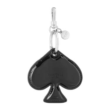 Imagem de kate spade new york Chaveiro com pingente AirTag – Suporte AirTag em forma de pá com clipe de anel luxuoso para bolsas, bagagens, chaves e mais