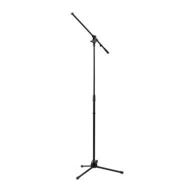 Imagem de Pedestal Microfone Aço Telescópico Preto Aweda AMS-3154B