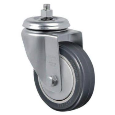 Imagem de Rodizio Giratório Cinza PVC Pino Sem Freio SCHIOPPA 1 1/2" Pol. - Schi