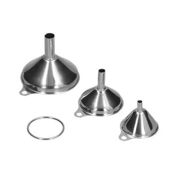 Imagem de Funil Inox 3 Peças - Hércules
