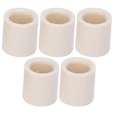 Imagem de Qanyegn 40pcs piscina sugestão de gangues, fábricas de bilhar, fibra de fibra de fibra de fibra branca de reparação de tubos de ferramenta de bilhar acessórios (12MM 0.5 inch)