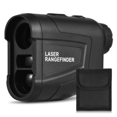 Imagem de Lixada Telêmetro de golfe com ampliação 6X 600 m/800 m/1000 m USB recarregável Range Finder com inclinação + 90° à prova d'água telescópio monocular de medição de caça