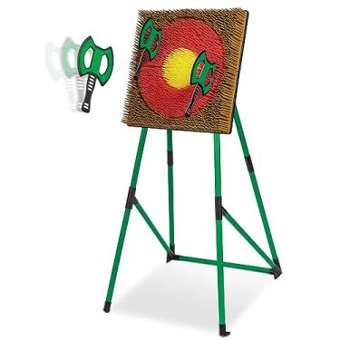 Imagem de Gater EastPoint Sports 2-in-1 Tomahawk Toss & Archery Game Set – Includes Tomahawks and Arrows with Bristle Target for The Backyard, Park, Indoors and Outdoors
