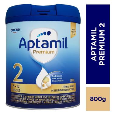 Imagem de Fórmula Infantil Aptamil Premium 2 800g - 6-12 Meses